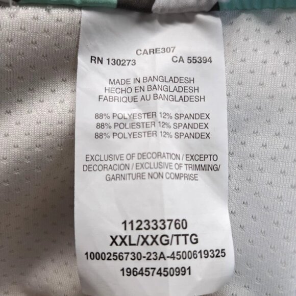 Wrangler ATG Angler Green Camo Men's Sz 2XL Swimming trunk Stretch Elastic Waist - Picture 12 of 13